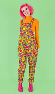 Run And Fly Tutti Frito Stretch Twill Dungarees