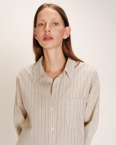 Grace And Mıla Rivière Shirt Ecru
