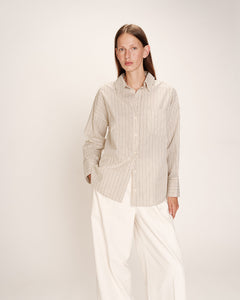 Grace And Mıla Rivière Shirt Ecru