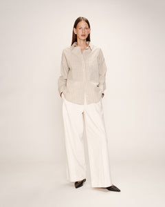 Grace And Mıla Rivière Shirt Ecru