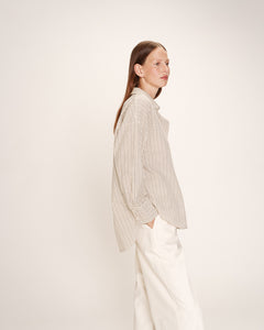 Grace And Mıla Rivière Shirt Ecru