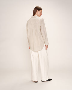 Grace And Mıla Rivière Shirt Ecru