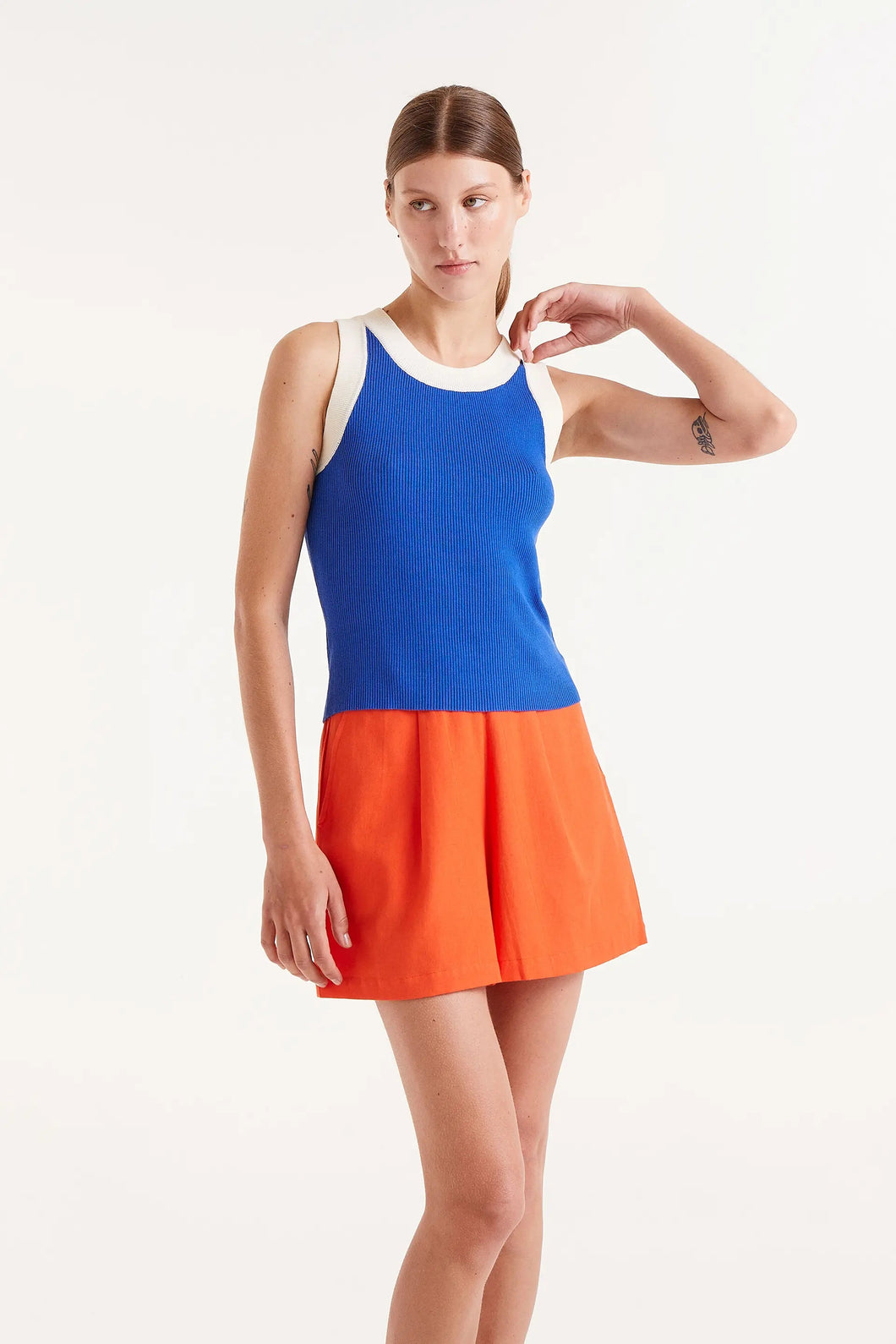 Compania Fantastica Knitted Top Blue