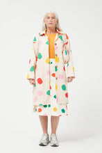 Load image into Gallery viewer, Polka Dots Midi Trench Coat
