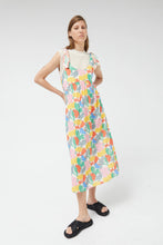 Load image into Gallery viewer, Tie Strap Floral Midi Dress
