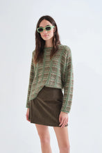 Load image into Gallery viewer, Compania Fantastica Embroidery Detail Green Jumper
