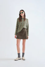 Load image into Gallery viewer, Compania Fantastica Embroidery Detail Green Jumper
