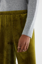 Load image into Gallery viewer, Compania Fantastica Green Velvet Trousers
