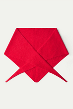 Load image into Gallery viewer, Compania Fantastica Red Triangular Bandana
