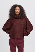 Load image into Gallery viewer, Ichi Ihkamara Toll Neck Jumper Pory Royale
