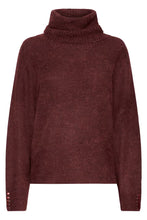 Load image into Gallery viewer, Ichi Ihkamara Toll Neck Jumper Pory Royale
