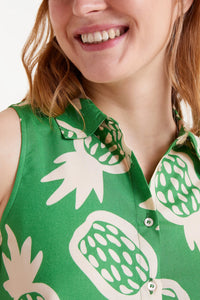 Compania Fantastica Pineapple Print Shirt