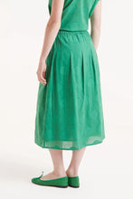 Load image into Gallery viewer, Compania Fantastica Green Circle Print Skirt
