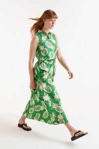 Compania Fantastica Pineapple Print Skirt