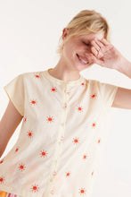 Load image into Gallery viewer, Compania Fantastica Sun Embroidery Cotton Shirt
