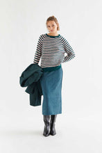 Load image into Gallery viewer, Compania Fantastica Green And Pink Stripe Jumper
