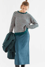 Load image into Gallery viewer, Compania Fantastica Green And Pink Stripe Jumper

