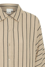 Load image into Gallery viewer, Ichi Iofoxa Striped Beach Shirt
