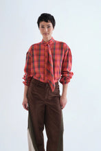 Load image into Gallery viewer, Compania Fantastica Cotton Pink Plaid Shirt
