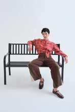 Load image into Gallery viewer, Compania Fantastica Cotton Pink Plaid Shirt
