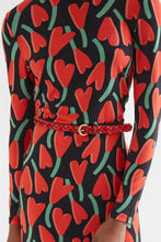 Load image into Gallery viewer, Compania Fantastica Braided Red Belt
