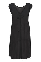 Load image into Gallery viewer, Ichi Ihmarrakech Tie Back Dress Black
