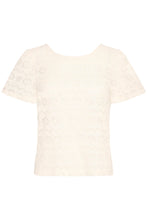 Load image into Gallery viewer, Ichi Ihlyrina Lace Blouse Cream
