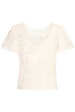 Load image into Gallery viewer, Ichi Ihlyrina Lace Blouse Cream
