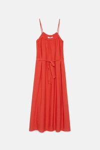 Red Strap Maxi Dress