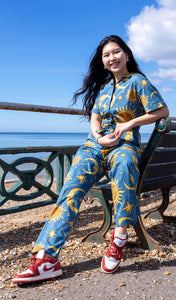 Run And Fly Celestial Sun And Moon Jumpsuit