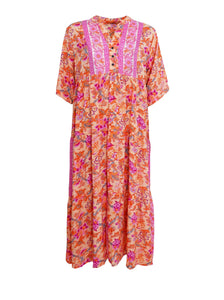 BC Luna Boho Maxi Dress Peach Pink