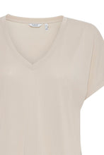 Load image into Gallery viewer, Byoun Byperl V Neck Top Cement
