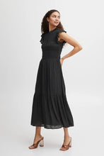 Load image into Gallery viewer, Byoung Byfelice Smock Dress Black
