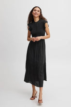 Load image into Gallery viewer, Byoung Byfelice Smock Dress Black
