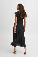 Load image into Gallery viewer, Byoung Byfelice Smock Dress Black
