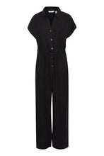 Load image into Gallery viewer, Byoung Byfalakka Linen Jumpsuit Black

