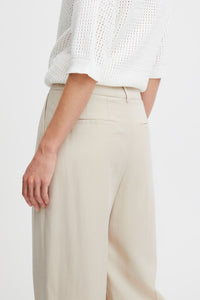 Byoung Bydalano High Waist Trousers Cement