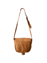 Load image into Gallery viewer, Black Colour Bcedith Suede Crossover Bag Camel
