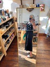 Load image into Gallery viewer, Object Embroidery Detail Black Top
