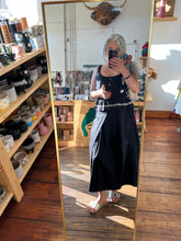 Load image into Gallery viewer, Object Embroidery Detail Black Top
