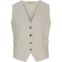 Load image into Gallery viewer, Marta Du Chateau Katarine Waistcoat Sabbia
