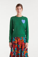 Load image into Gallery viewer, Compania Fantastica Heart Embroidered Jumper
