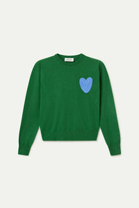 Compania Fantastica Heart Embroidered Jumper