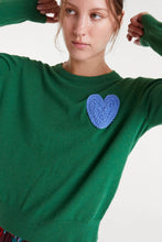 Load image into Gallery viewer, Compania Fantastica Heart Embroidered Jumper
