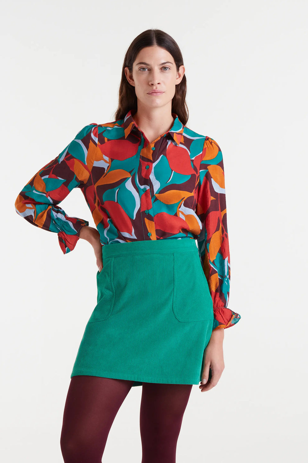 Compania Fantastica Pontianak Print Crepe Shirt