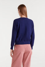 Load image into Gallery viewer, Compania Fantastica Navy Jumper With Heart Embroidery
