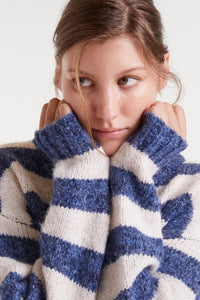 Compania Fantastica Blue Stripe Jumper