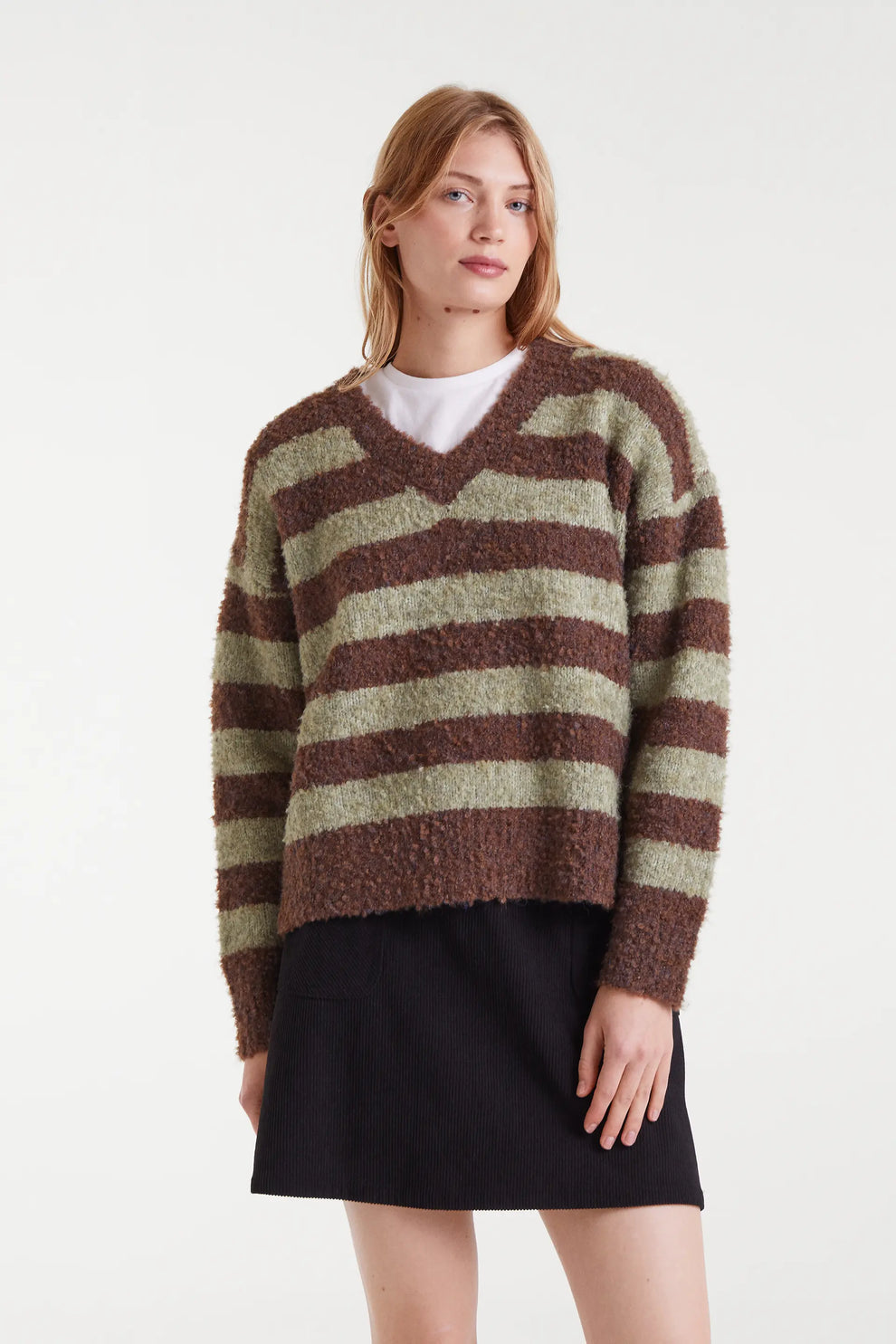 Compania Fantastica Brown And Green Jumper