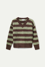 Load image into Gallery viewer, Compania Fantastica Brown And Green Jumper
