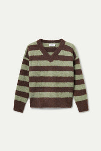 Compania Fantastica Brown And Green Jumper